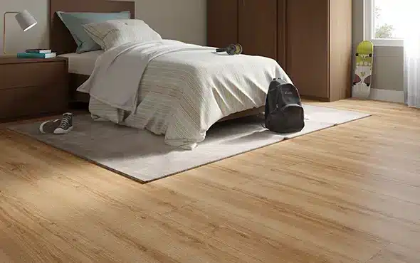 O piso laminado pode ajudar a criar um ambiente mais tranquilo e calmo, minimizando ruídos indesejados – Foto: Durafloor