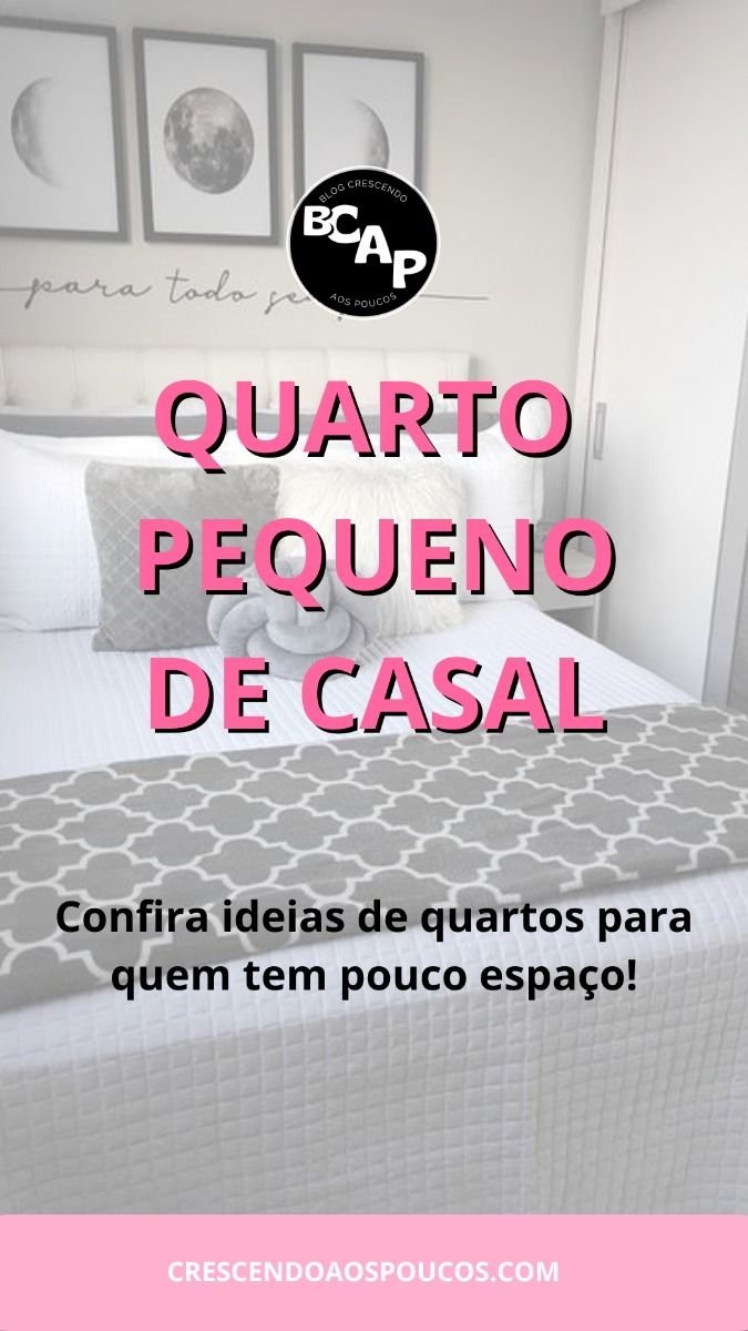 5 Ideias para Decorar Quarto de Casal Pequeno com Funcionalidade