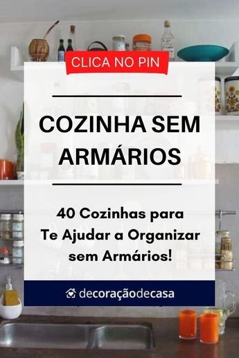 5 Ideias de Nichos para Organizar Cozinhas Pequenas